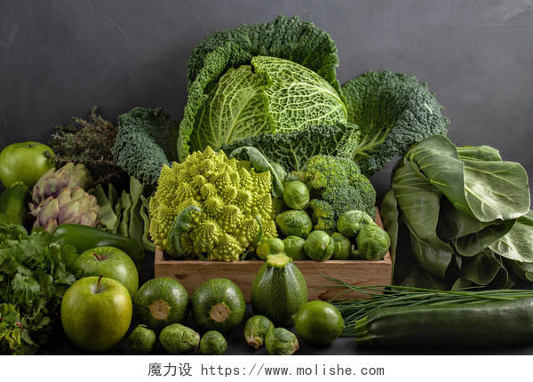 绿色新鲜有机蔬菜